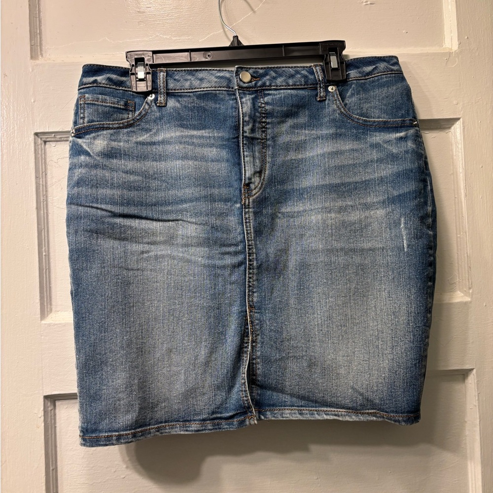 Blue Denim Skirt